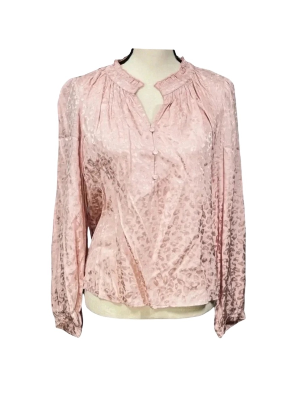 Greylin Leopard Print Blouse